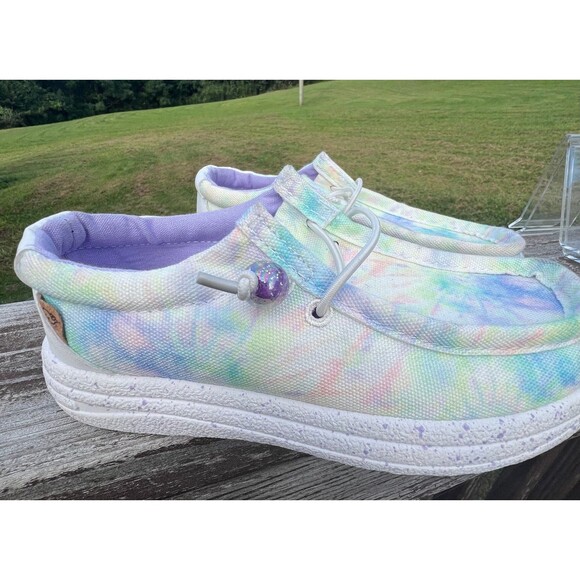 Alamour The Label Other - Lamo Kids Canvas Pull-On Shoe - Pastel Tie Dye size 1